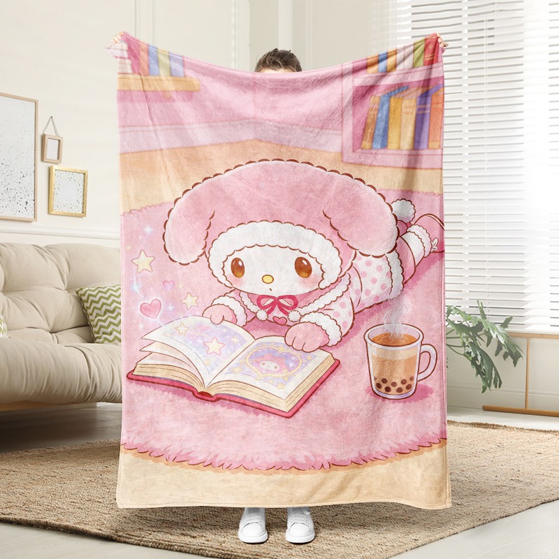 Sanrio Blanket Cozy Pink Flann - Christmas Throw Blanket ulasan dan harga