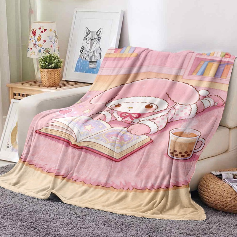 Sanrio Blanket Cozy Pink Flann - Christmas Throw Blanket ulasan dan harga
