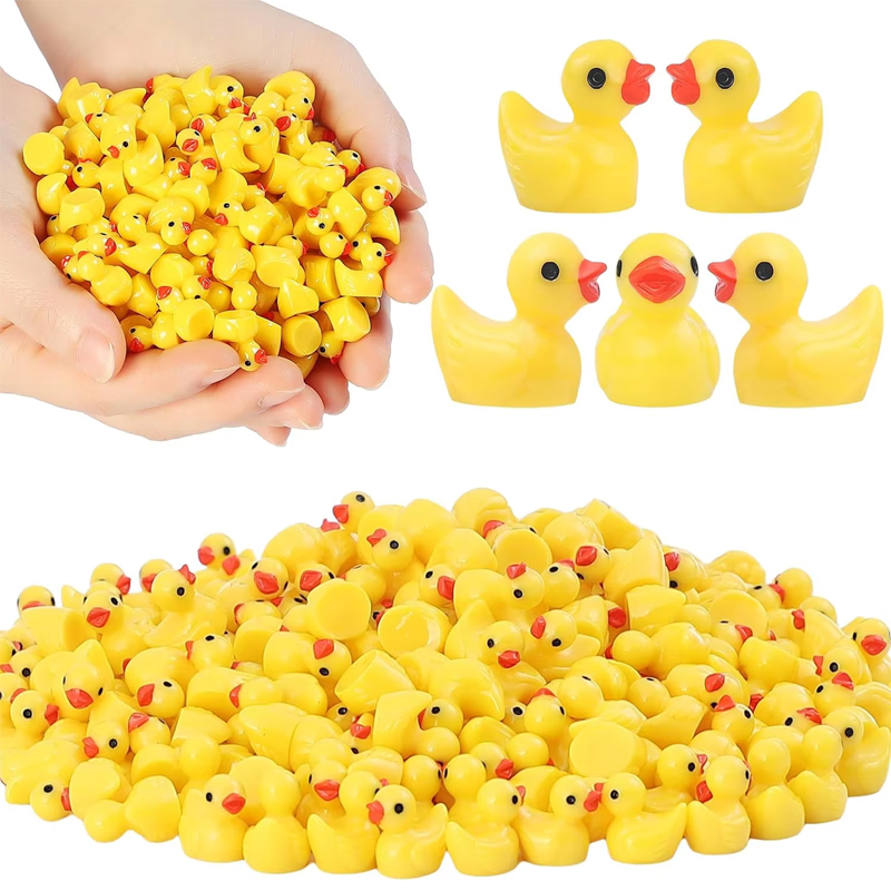 100/200Pc/set Mini Resin Ducks - Nutcracker Figurine ulasan dan harga