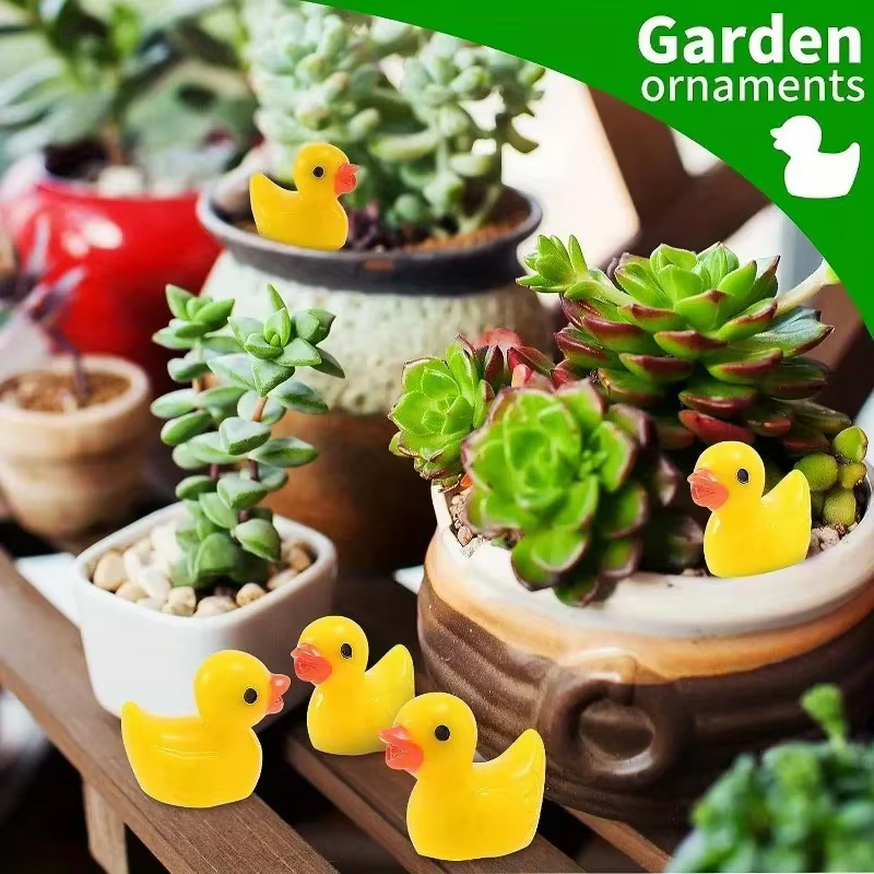 100/200Pc/set Mini Resin Ducks - Nutcracker Figurine ulasan dan harga