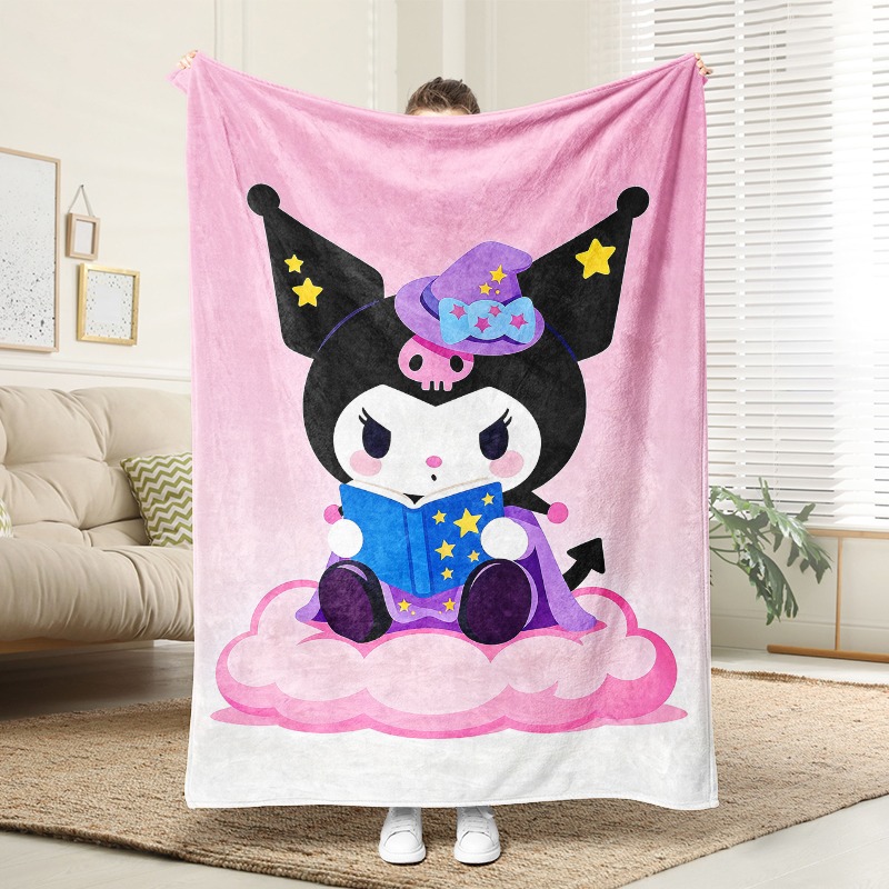 Sanrio Blanket Kuromi Witch Ma - Christmas Throw Blanket ulasan dan harga