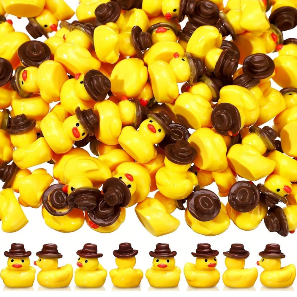 50Pcs Mini Resin Cowboy Ducks  - Nutcracker Figurine ulasan dan harga