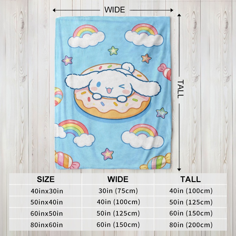 Sanrio Blanket Cute Cinnamorol - Christmas Throw Blanket ulasan dan harga