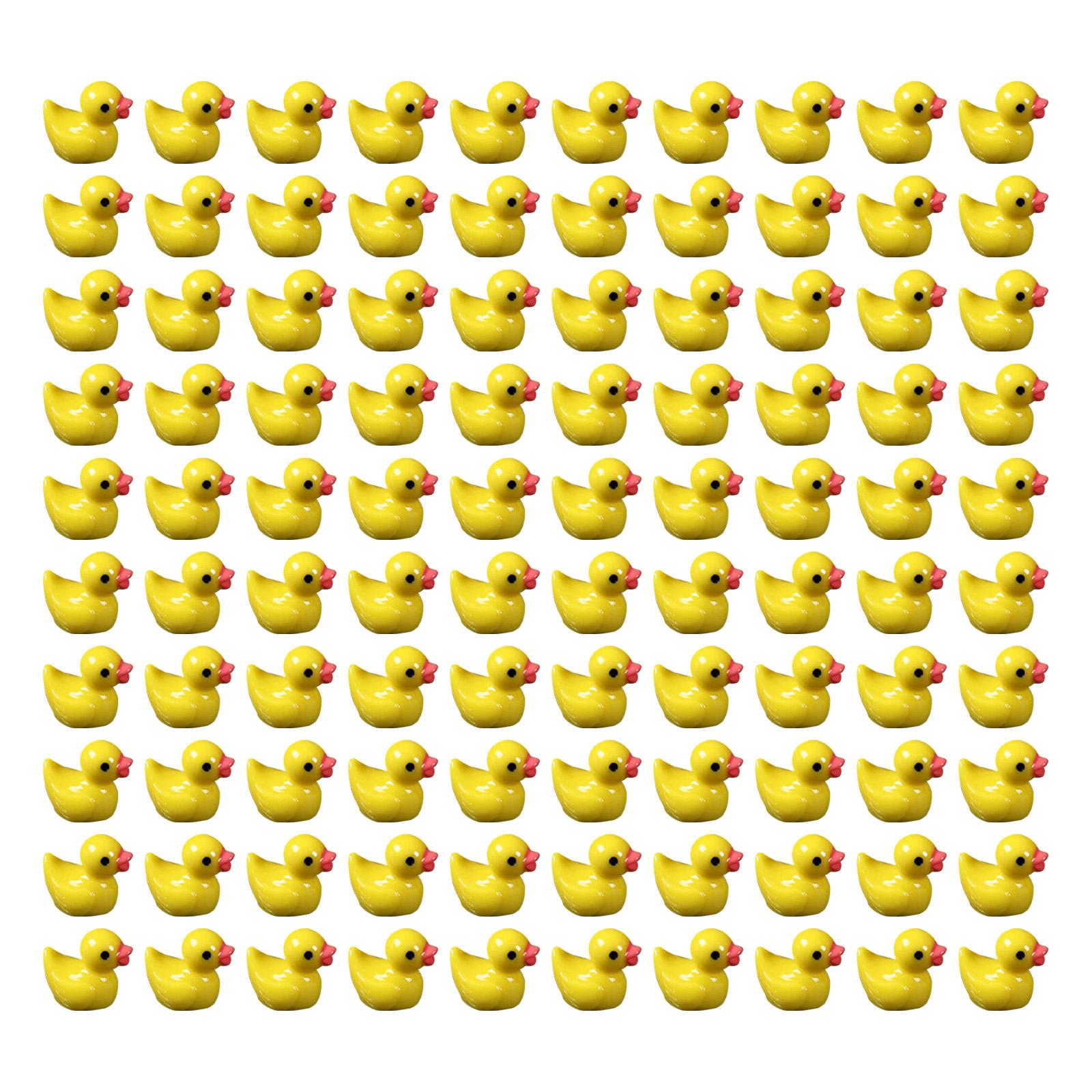 100/200pcs Yellow Duck Ornamen - Nutcracker Figurine ulasan dan harga