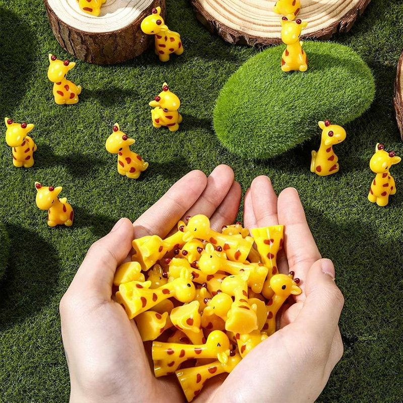 5/10 Pcs Mini Resin Giraffe Mi - Nutcracker Figurine ulasan dan harga