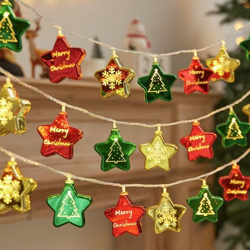 1.5M Christmas Ball Star LED S - Led Fairy String Lights ulasan dan harga