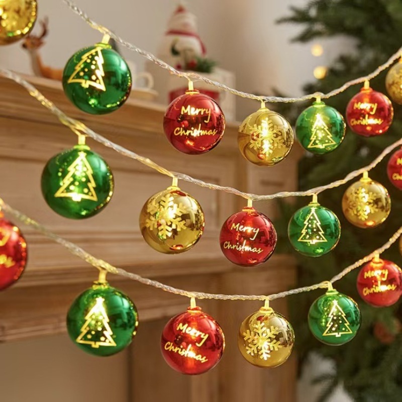 1.5M Christmas Ball Star LED S - Led Fairy String Lights ulasan dan harga