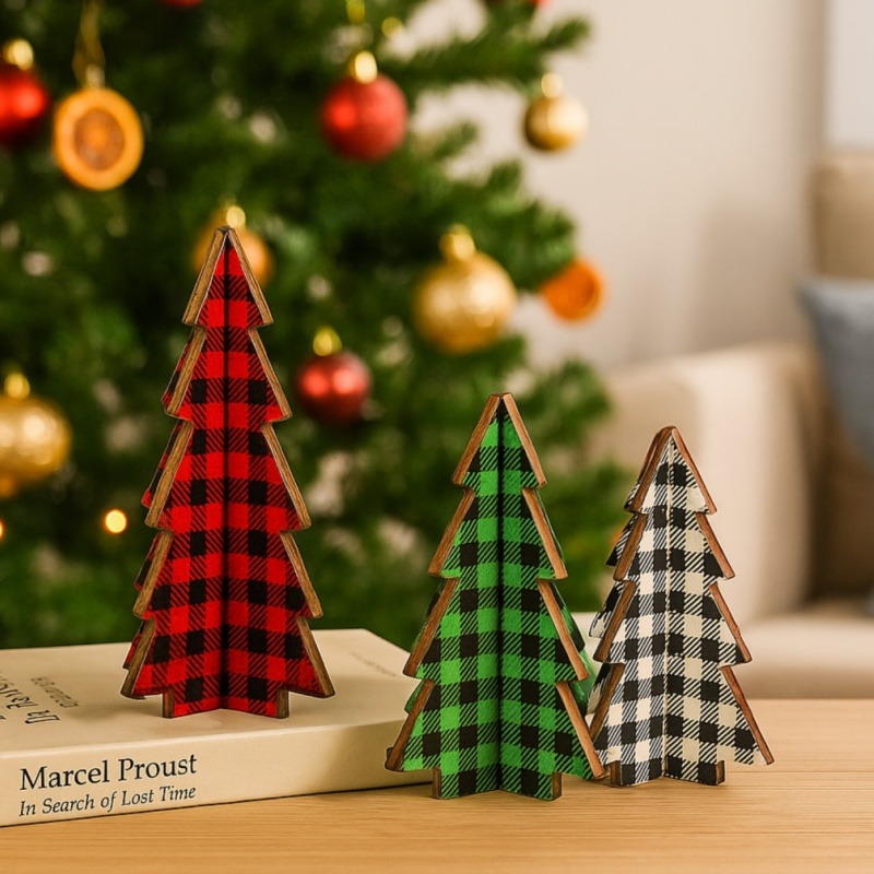 3 Pieces Christmas Decor Plaid - Christmas Throw Blanket ulasan dan harga