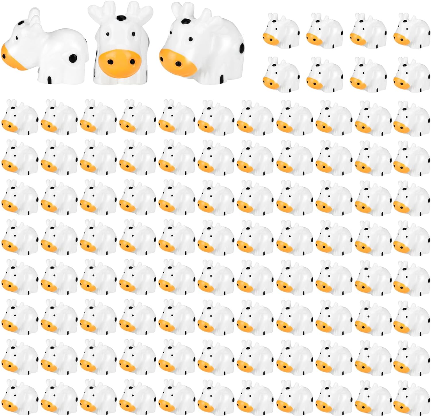 100Pc Mini Cow Figurines Resin - Nutcracker Figurine ulasan dan harga