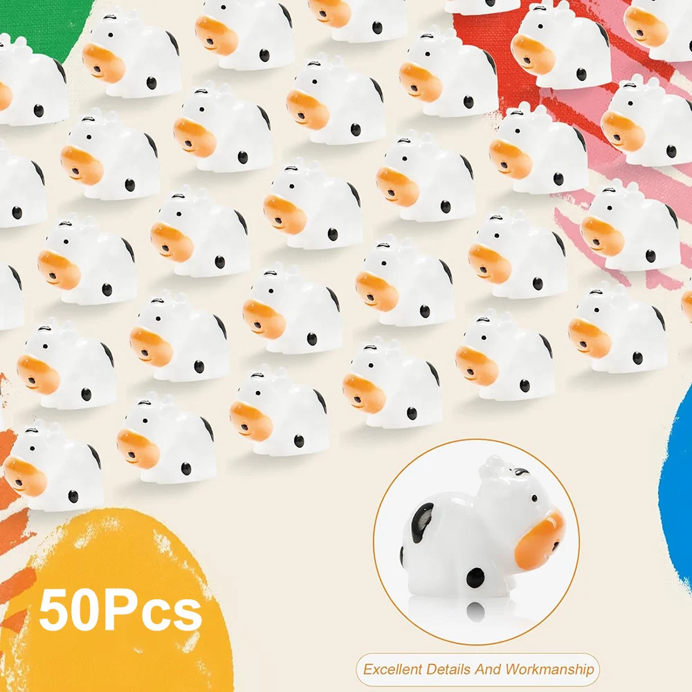 100Pc Mini Cow Figurines Resin - Nutcracker Figurine ulasan dan harga