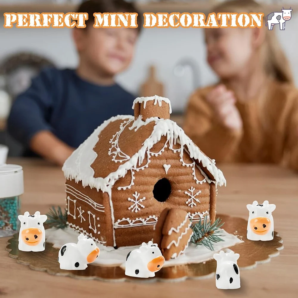 100Pc Mini Cow Figurines Resin - Nutcracker Figurine ulasan dan harga