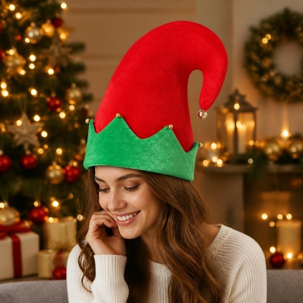 Creative Soft Plush Christmas  - Santa Hat Plush ulasan dan harga